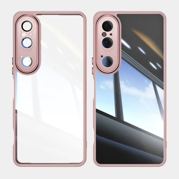 ACRYLO Ochranný kryt pre Sony Xperia 1 VI ružový