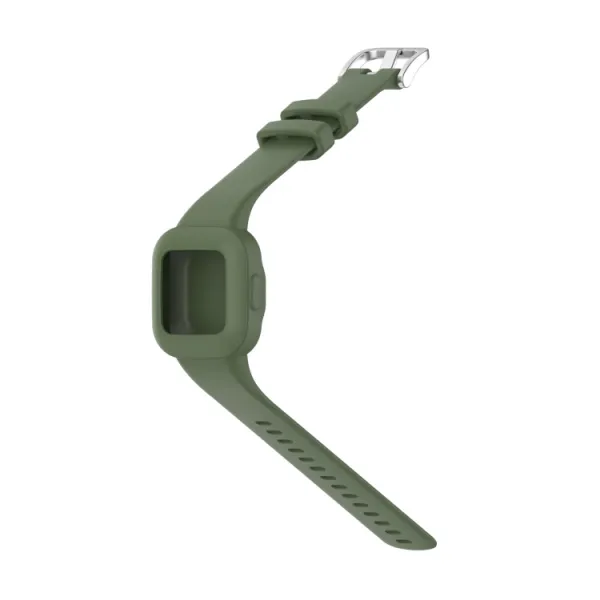 GLACIER Ochranné puzdro s remienkom pre Garmin Vivofit Junior3 tmavozelené