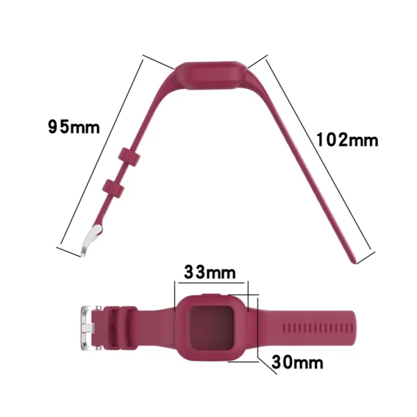 GLACIER Ochranné puzdro s remienkom pre Garmin Vivofit Junior3 tmavozelené