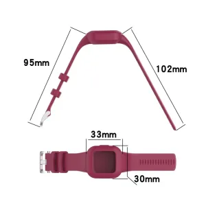 GLACIER Ochranné puzdro s remienkom pre Garmin Vivofit Junior3 tmavozelené
