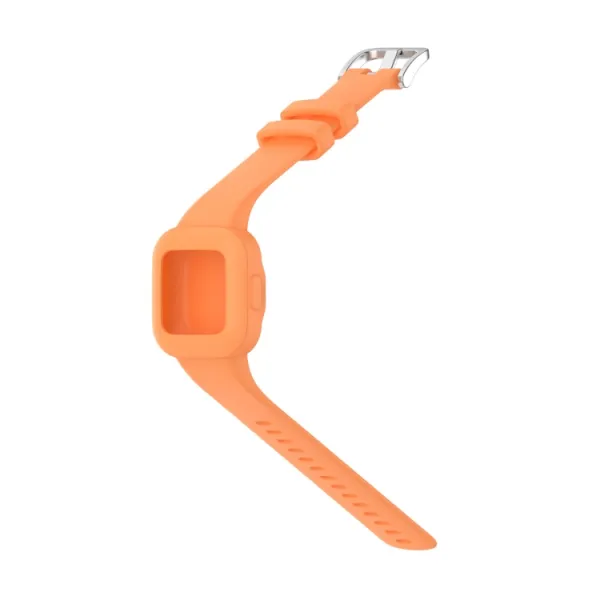 GLACIER Ochranné puzdro s remienkom pre Garmin Vivofit Junior3 oranžové