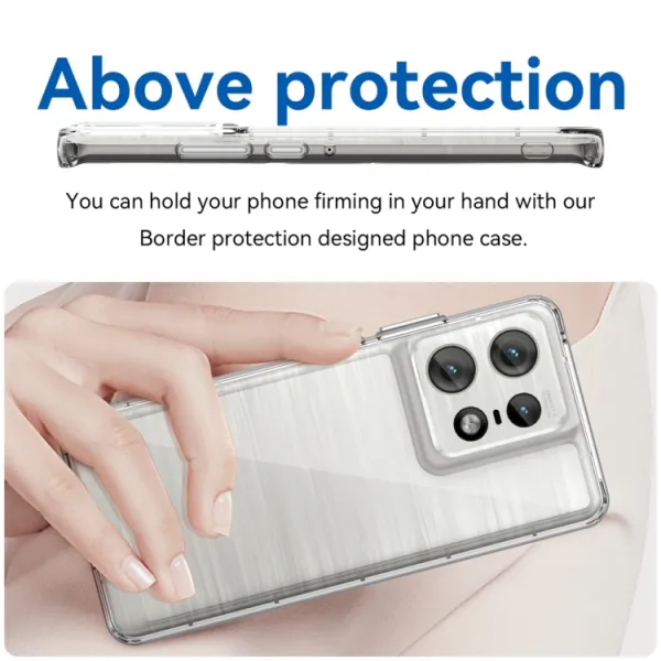 CRYSTAL Ochranný obal pre Motorola Edge 50 Pro priehľadný