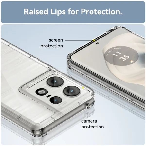 CRYSTAL Ochranný obal pre Motorola Edge 50 Pro priehľadný