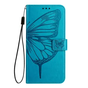 ART BUTTERFLY Peňaženkový obal pre Blackview Shark 8 modrý