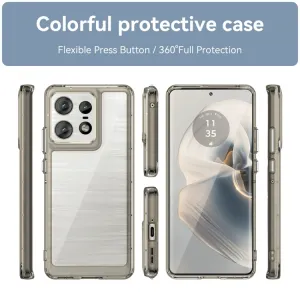 CRYSTAL Ochranný obal pre Motorola Edge 50 Pro šedý