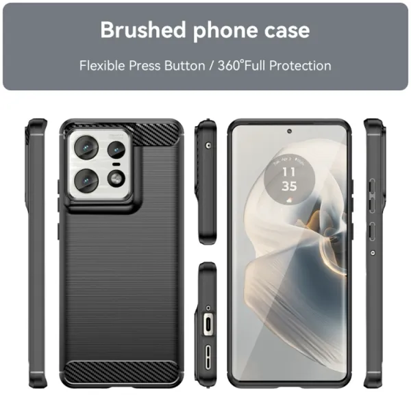 FLEXI TPU Ochranný kryt Motorola Edge 50 Pro čierny