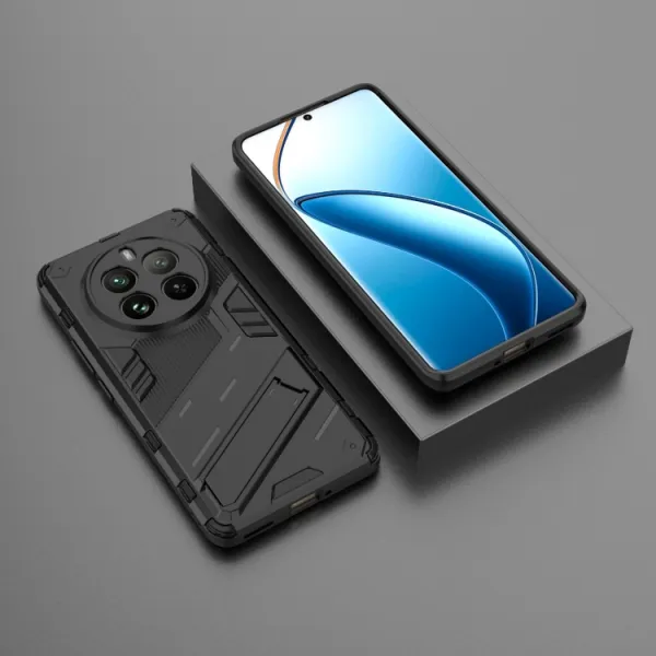 BIB Ochranný obal so stojanom pre Realme 12 Pro 5G / 12 Pro+ 5G čierny