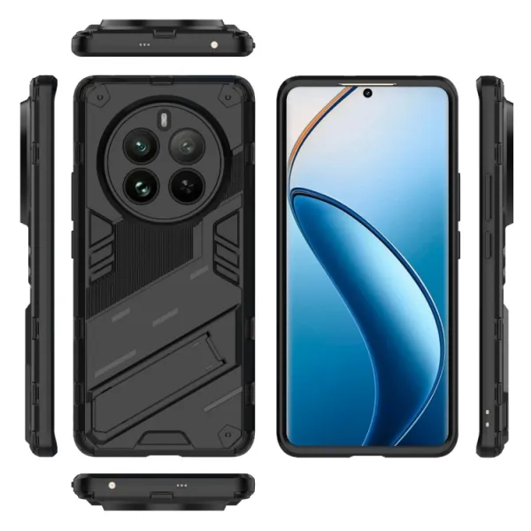 BIB Ochranný obal so stojanom pre Realme 12 Pro 5G / 12 Pro+ 5G čierny