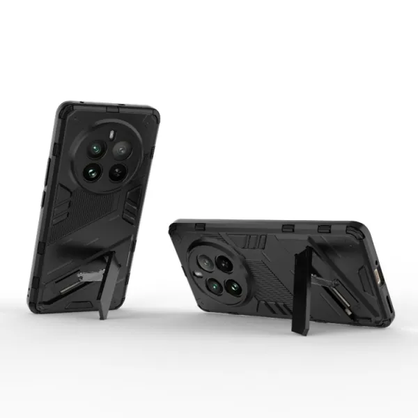 BIB Ochranný obal so stojanom pre Realme 12 Pro 5G / 12 Pro+ 5G čierny
