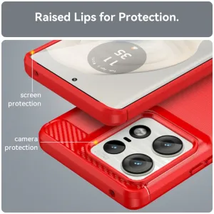 FLEXI TPU Ochranný kryt Motorola Edge 50 Pro červený