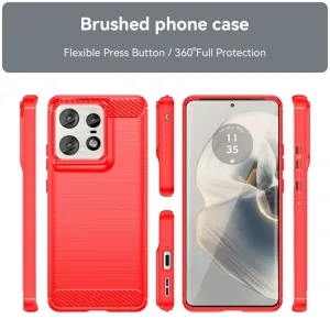 FLEXI TPU Ochranný kryt Motorola Edge 50 Pro červený