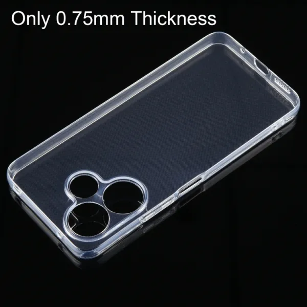 TPU Ochranný kryt pre Xiaomi Redmi 13 priehľadný