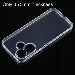 TPU Ochranný kryt pre Xiaomi Redmi 13 priehľadný
