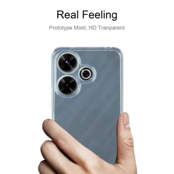 TPU Ochranný kryt pre Xiaomi Redmi 13 priehľadný