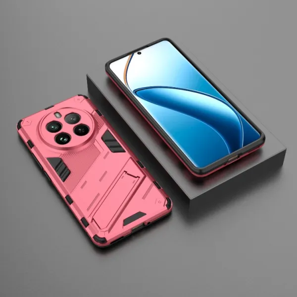 BIB Ochranný obal so stojanom pre Realme 12 Pro 5G / 12 Pro+ 5G ružový