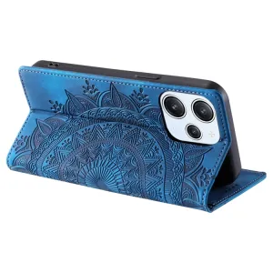 ART MANDALA Peňaženkový kryt pre Xiaomi Redmi 13 modrý