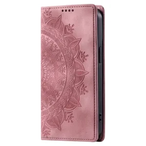 ART MANDALA Peňaženkový kryt pre Xiaomi Redmi 13 ružový