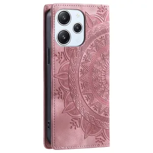 ART MANDALA Peňaženkový kryt pre Xiaomi Redmi 13 ružový