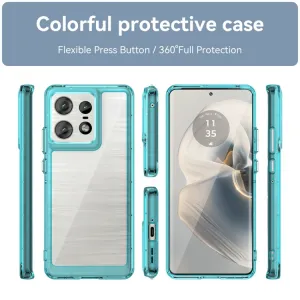 CRYSTAL Ochranný obal pre Motorola Edge 50 Pro tyrkysový