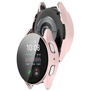 PC FULL COVER Plastový kryt so sklom pre Samsung Galaxy Watch 7 40mm ružovozlatý
