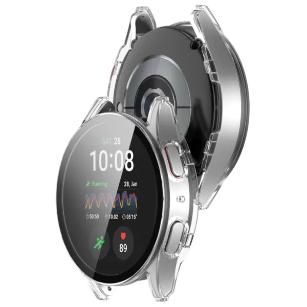 PC FULL COVER Plastový kryt so sklom pre Samsung Galaxy Watch 7 44mm priehľadný