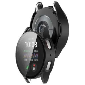 PC FULL COVER Plastový kryt so sklom pre Samsung Galaxy Watch 7 44mm čierny