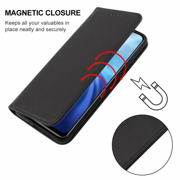 MAGNETIC Zaklápací kryt pre Oukitel C36 čierny