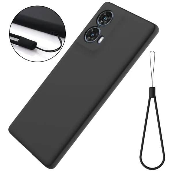 RUBBER Ochranný obal pre Motorola Moto G85 5G čierny