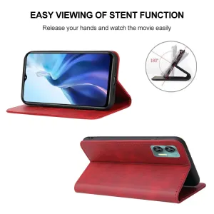 MAGNETIC Zaklápací kryt pre Oukitel C36 červený