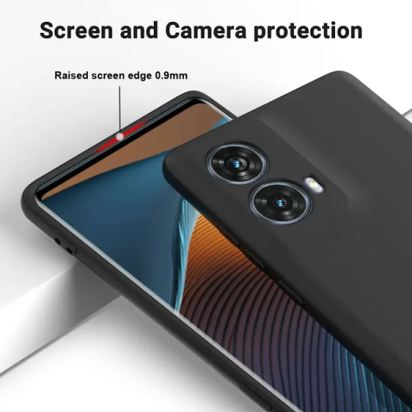 RUBBER Ochranný obal pre Motorola Moto G85 5G čierny