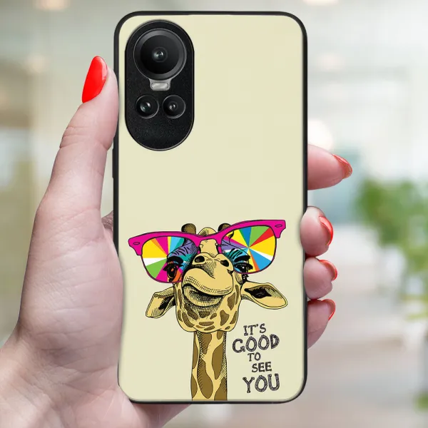 MY ART Ochranný kryt pre Oppo Reno10 5G / Reno10 Pro 5G GIRAFFE (180)