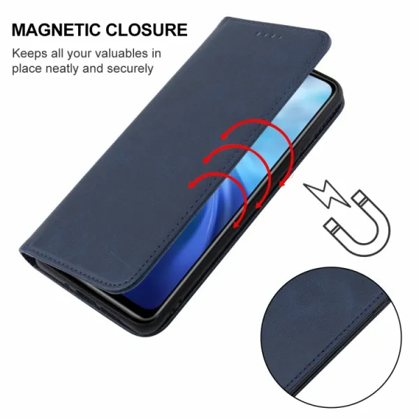 MAGNETIC Zaklápací kryt pre Oukitel C36 modrý