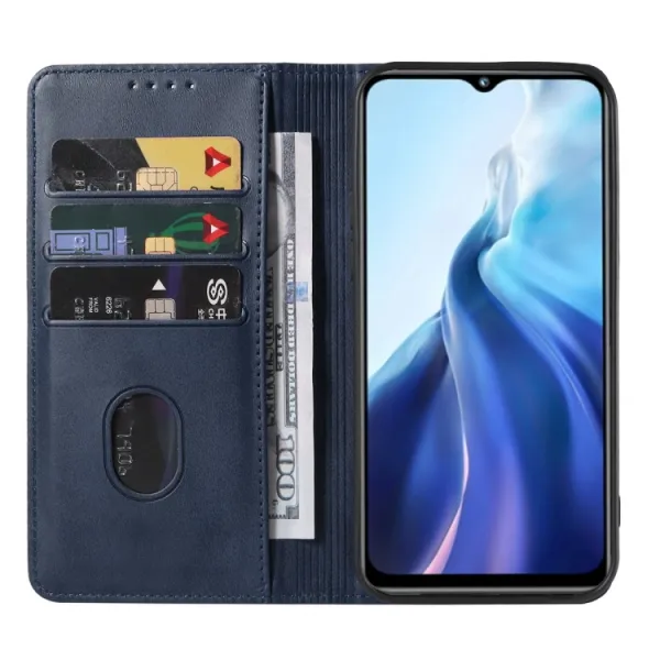 MAGNETIC Zaklápací kryt pre Oukitel C36 modrý