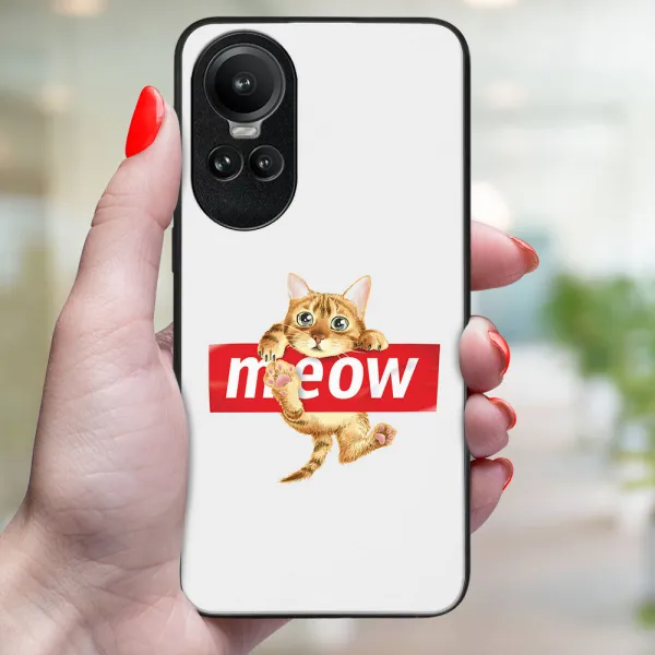 MY ART Ochranný kryt pre Oppo Reno10 5G / Reno10 Pro 5G MEOW (183)