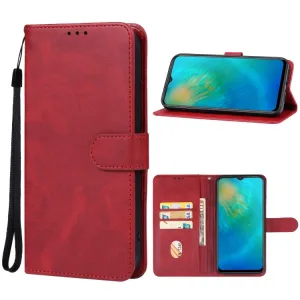 SMOOTH Peňaženkové puzdro pre Oukitel C38 červené