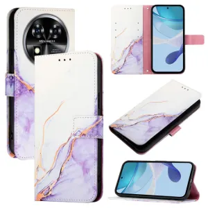 ART MARBLE Peňaženkový kryt pre Oukitel C37 PURPLE