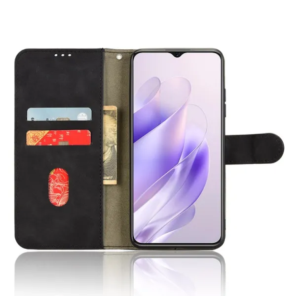 SKIN FLIP Peňaženkové puzdro pre Oukitel C37 čierne