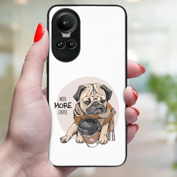MY ART Ochranný kryt pre Oppo Reno10 5G / Reno10 Pro 5G MORE COFFEE (184)