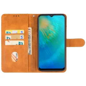 SMOOTH Peňaženkové puzdro pre Oukitel C38 hnedé