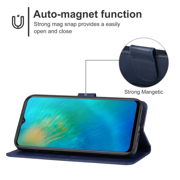 SMOOTH Peňaženkové puzdro pre Oukitel C38 modré