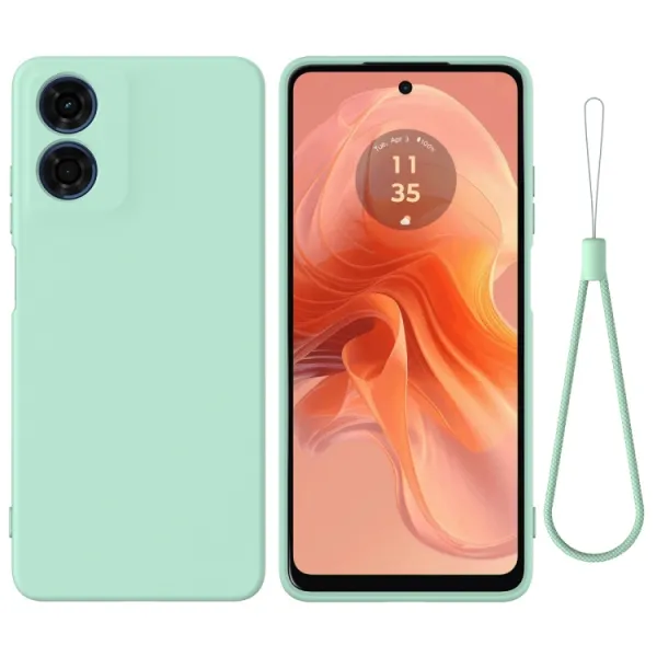 RUBBER Ochranný kryt pre Motorola Moto E14 zelený