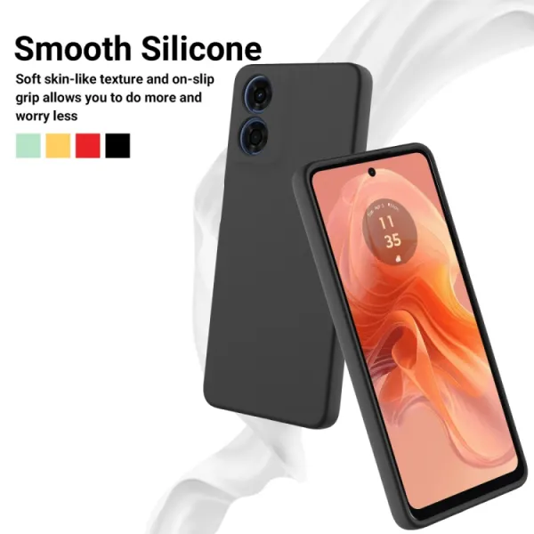RUBBER Ochranný kryt pre Motorola Moto E14 čierny