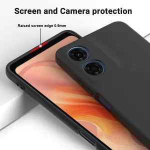 RUBBER Ochranný kryt pre Motorola Moto E14 čierny