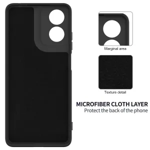 RUBBER Ochranný kryt pre Motorola Moto E14 čierny