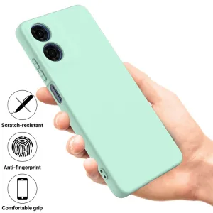 RUBBER Ochranný kryt pre Motorola Moto E14 zelený