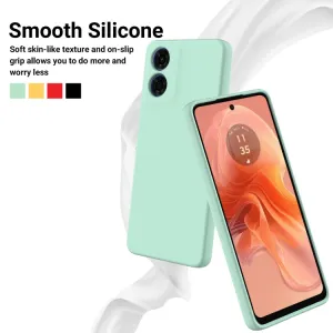 RUBBER Ochranný kryt pre Motorola Moto E14 zelený