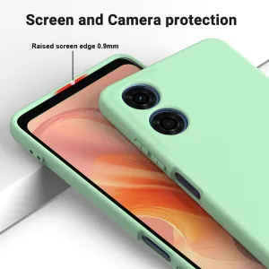 RUBBER Ochranný kryt pre Motorola Moto E14 zelený