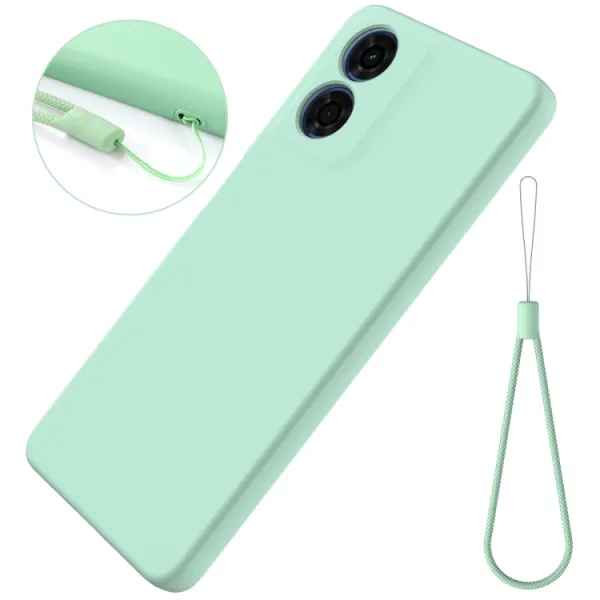 RUBBER Ochranný kryt pre Motorola Moto E14 zelený