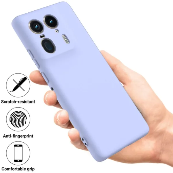 RUBBER Ochranný obal pre Motorola Edge 50 Ultra fialový