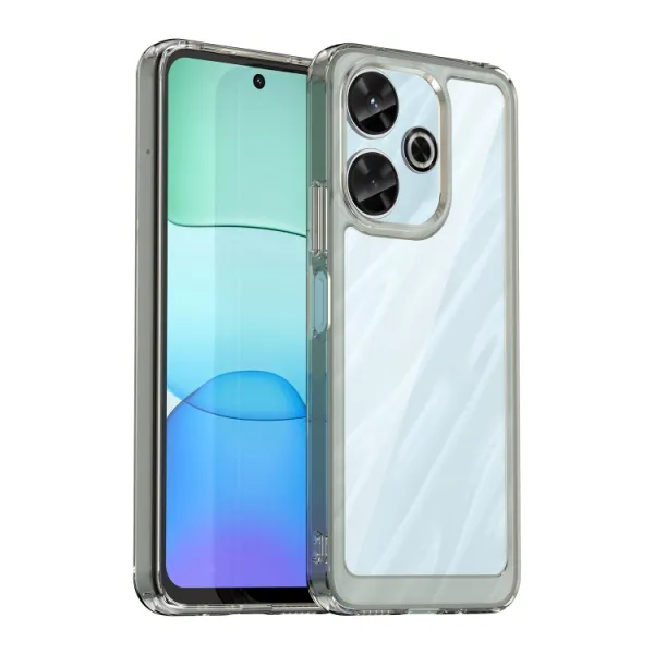 CRYSTAL Ochranný obal pre Xiaomi Redmi 13 šedý